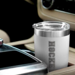 Hockey 20 Oz. Double Insulated Tumbler - Hockey 13 Hockey 20 Oz. Double Insulated Tumbler - Hockey -Sport Gift Store hk 04710 WHITE CAR