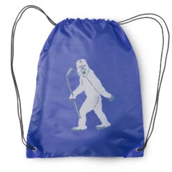 Hockey Drawstring Backpack - Yeti -Sport Gift Store hk 04910 ROYAL FLAT