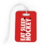 Hockey Bag/Luggage Tag - Eat Sleep Hockey -Sport Gift Store hk 04928 RED MEDIUM