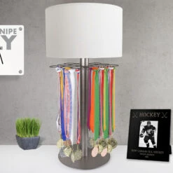 Hockey Tabletop Medal Display Lamp