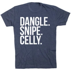 Hockey Short Sleeve T-Shirt - Dangle Snipe Celly Words