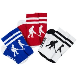 Hockey Woven Mid-Calf Sock Set - Player -Sport Gift Store hk 05094 3