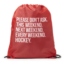 Hockey Drawstring Backpack - All Weekend Hockey