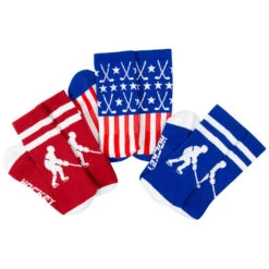 Hockey Woven Mid-Calf Sock Set - All American -Sport Gift Store hk 05603 3