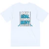 Hockey Short Sleeve Performance Tee - My Goal Is To Deny Yours Hockey (Blue/Black) -Sport Gift Store hk 05610 WHITE FLAT