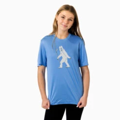 Hockey Short Sleeve Performance Tee - Yeti -Sport Gift Store hk 05637 LIGHTBLUE MODEL F