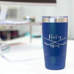 Hockey 20oz. Double Insulated Tumbler - Hockey Mom -Sport Gift Store hk 05759 ROYAL DESK