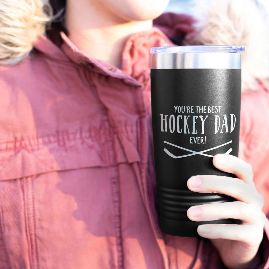 Hockey 20oz. Double Insulated Tumbler - You're The Best Dad Ever 5 Hockey 20oz. Double Insulated Tumbler - You're The Best Dad Ever - Image 3