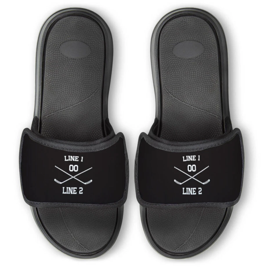 Hockey Repwell® Slide Sandals - Custom Hockey 4 Hockey Repwell® Slide Sandals - Custom Hockey - Image 2
