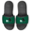 Hockey Repwell® Slide Sandals - Hockey Slapshot With Number -Sport Gift Store hk 05778 GREENBLACK MAIN