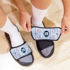 Hockey Repwell® Sandal Straps - Personalized Ice Rink -Sport Gift Store hk 05783 STRAPS LIFESTYLE