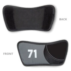 Hockey Repwell® Sandal Straps - Puck And Number Reflected 10 Hockey Repwell® Sandal Straps - Puck And Number Reflected -Sport Gift Store hk 05784 STRAPS GRAY DETAIL
