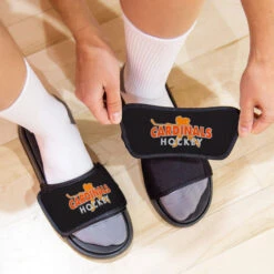 Hockey Repwell® Slide Sandals - Your Team Name -Sport Gift Store hk 05787 ORANGE LIFESTYLE