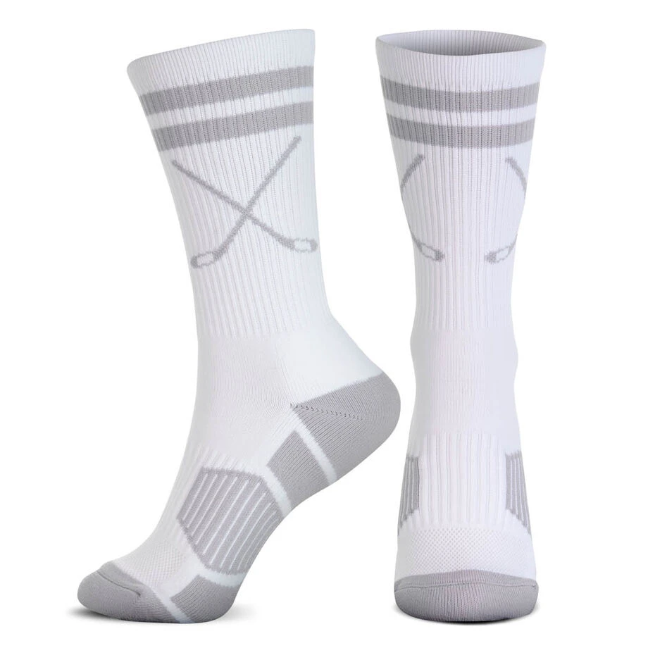 Hockey Woven Mid-Calf Sock Set - Yeti To Play 4 Hockey Woven Mid-Calf Sock Set - Yeti To Play - Image 2