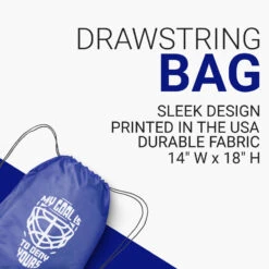 Hockey Drawstring Backpack - My Goal Is To Deny Yours Goalie Mask 8 Hockey Drawstring Backpack - My Goal Is To Deny Yours Goalie Mask -Sport Gift Store hk 05877 ROYAL DETAILS
