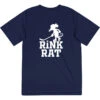 Hockey Short Sleeve Performance Tee - Rink Rat 2 Hockey Short Sleeve Performance Tee - Rink Rat -Sport Gift Store hk 05906 NAVY FLAT