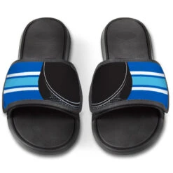 Hockey Repwell® Slide Sandals - Puck Reflected 9 Hockey Repwell® Slide Sandals - Puck Reflected -Sport Gift Store hk 05911 ROYALBLUE FRONT