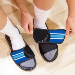 Hockey Repwell® Sandal Straps - Puck Reflected -Sport Gift Store hk 05911 STRAPS ROYALBLUE LIFESTYLE