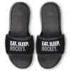 Hockey Repwell® Slide Sandals - Eat. Sleep. Hockey. 2 Hockey Repwell® Slide Sandals - Eat. Sleep. Hockey. -Sport Gift Store hk 05912 BLACK MAIN