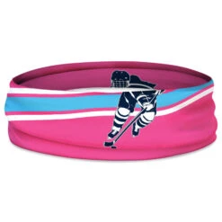 Hockey Multifunctional Headwear - Girl Player Stripe RokBAND 9 Hockey Multifunctional Headwear - Girl Player Stripe RokBAND -Sport Gift Store hk 05945 SHORT PINK RING