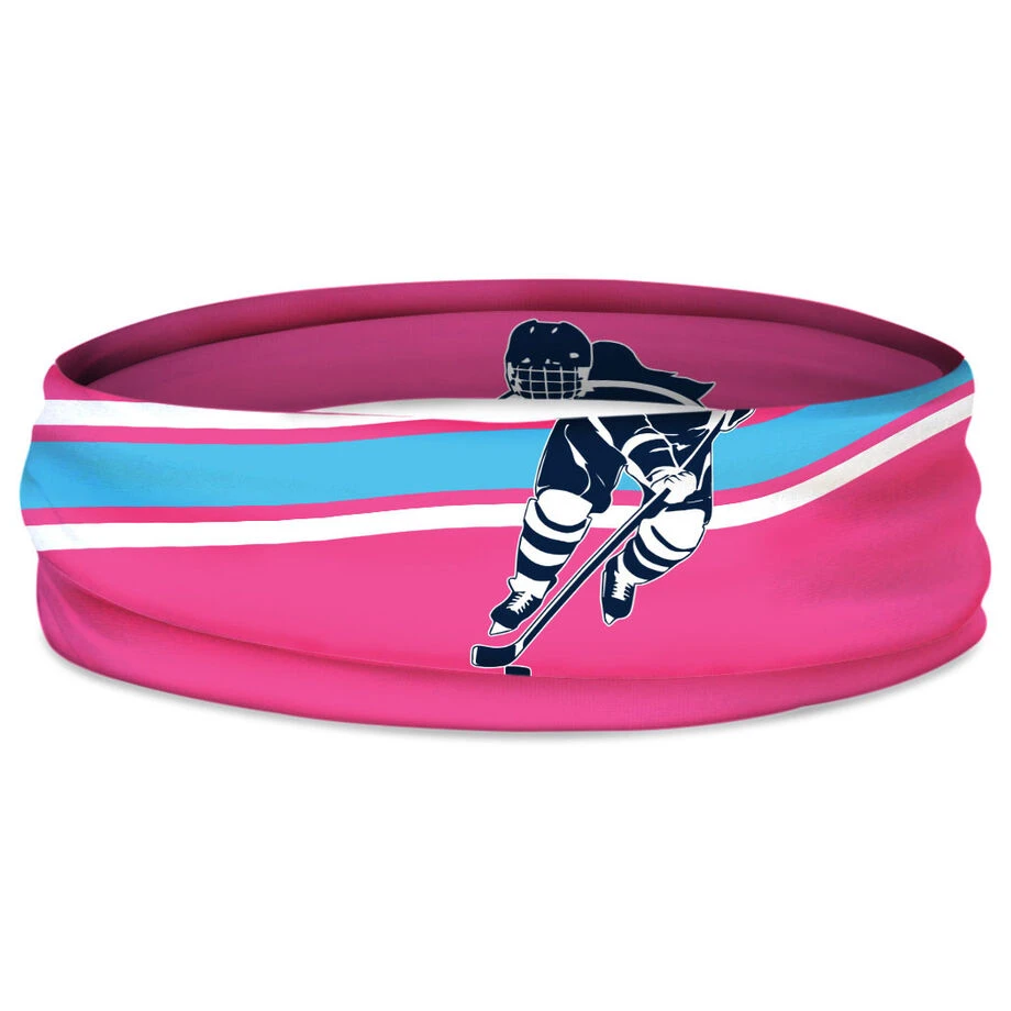 Hockey Multifunctional Headwear - Girl Player Stripe RokBAND 5 Hockey Multifunctional Headwear - Girl Player Stripe RokBAND - Image 3