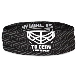 Hockey Multifunctional Headwear - My Goal Is To Deny Yours Goalie RokBAND -Sport Gift Store hk 05946 SHORT BLACK RING