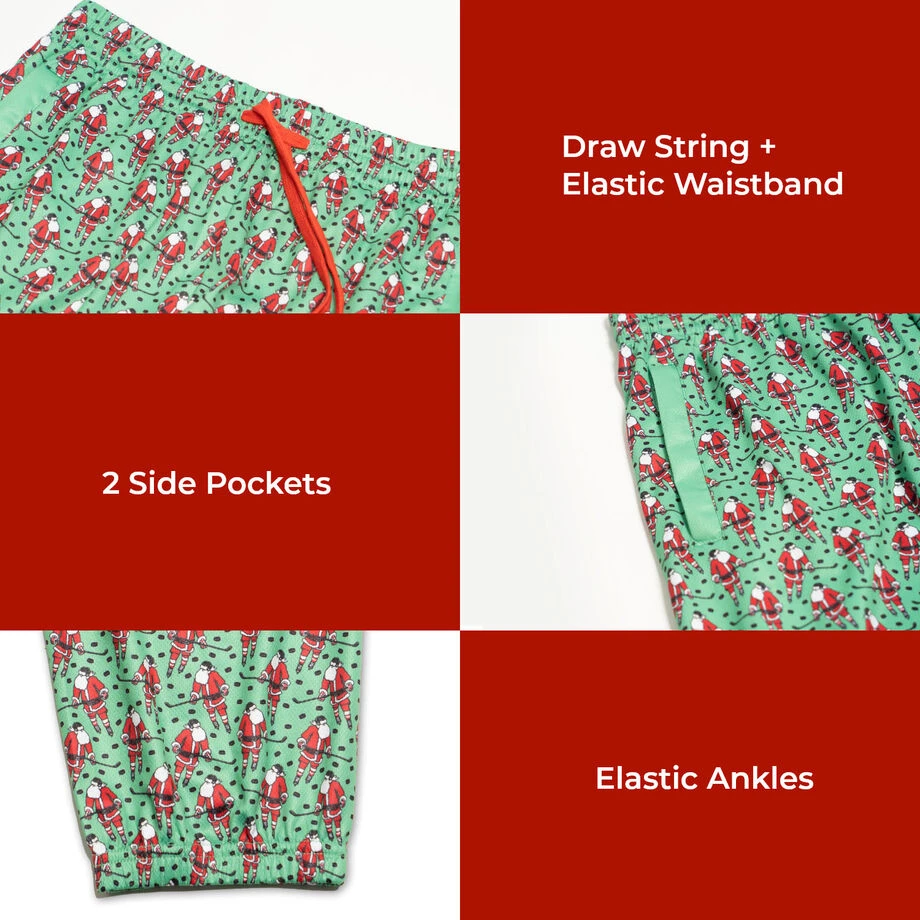 Hockey Lounge Pants - Santa 8 Hockey Lounge Pants - Santa - Image 6
