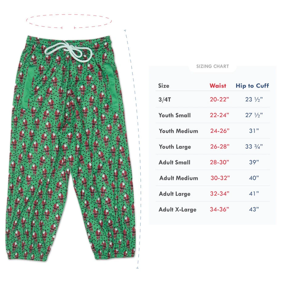 Hockey Lounge Pants - Santa 4 Hockey Lounge Pants - Santa - Image 2