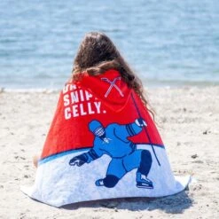 Hockey Hooded Towel - Dangle Snipe Celly -Sport Gift Store hk 06057 LIFESTYLE BEACH 2