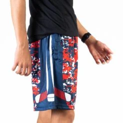Hockey Shorts - Patriotic Digital Camo -Sport Gift Store hk 06120 2