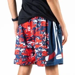 Hockey Shorts - Patriotic Digital Camo -Sport Gift Store hk 06120 3