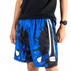Hockey Shorts - Blue Tie-Dye -Sport Gift Store hk 06123 1