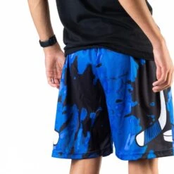 Hockey Shorts - Blue Tie-Dye -Sport Gift Store hk 06123 3