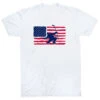 Hockey T-Shirt Short Sleeve - Hockey Land That We Love -Sport Gift Store hk 06249 WHITE FLAT
