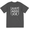 Hockey Short Sleeve Performance Tee - Just Add Ice 2 Hockey Short Sleeve Performance Tee - Just Add Ice -Sport Gift Store hk 06267 GRAPHITE MAIN
