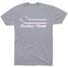 Hockey Short Sleeve T-Shirt - Hockey Mom Sticks 2 Hockey Short Sleeve T-Shirt - Hockey Mom Sticks -Sport Gift Store hk 06434 GRAY FLAT