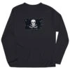 Hockey Long Sleeve Performance Tee - Hockey Pirate Flag