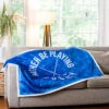Hockey Premium Blanket - Rather Be Playing Hockey -Sport Gift Store hk 06585 HOME LIFESTYLE 1