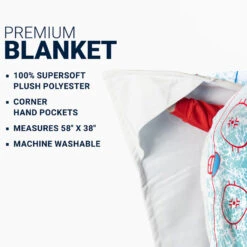 Hockey Premium Blanket - Hockey Rink -Sport Gift Store hk 06586 DETAILS