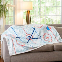 Hockey Premium Blanket - Hockey Rink