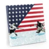 Hockey Canvas Wall Art - Patriotic Hockey -Sport Gift Store hk 06608 MAIN 1
