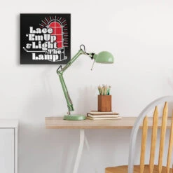 Hockey Canvas Wall Art - Light The Lamp -Sport Gift Store hk 06610 DESK