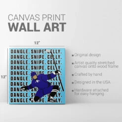 Hockey Canvas Wall Art - Dangle Snipe Celly -Sport Gift Store hk 06613 DETAILS