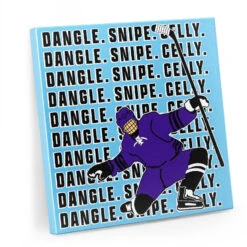 Hockey Canvas Wall Art - Eat Sleep Hockey - 2 Piece Set -Sport Gift Store hk 06613 MAIN 2