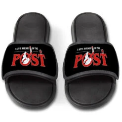 Hockey Repwell® Slide Sandals - Ain't Afraid Of No Post -Sport Gift Store hk 06741 FRONT