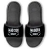 Hockey Repwell® Slide Sandals - Personalized Team Name With Sticks -Sport Gift Store hk 06747 BLACK MAIN