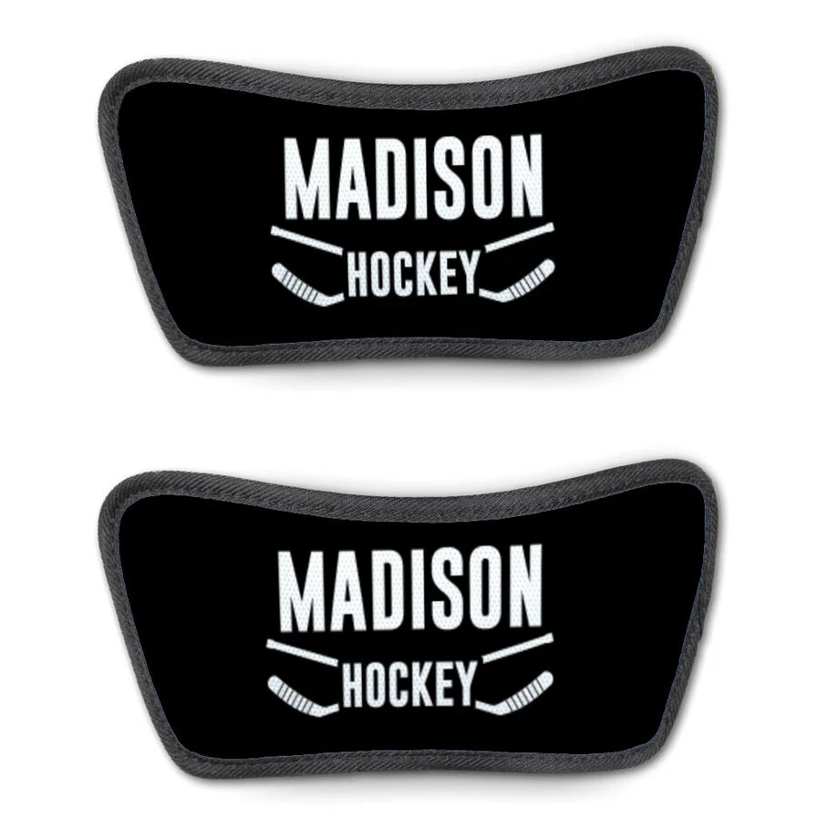 Hockey Repwell® Sandal Straps - Personalized Team Name With Sticks 3 Hockey Repwell® Sandal Straps - Personalized Team Name With Sticks