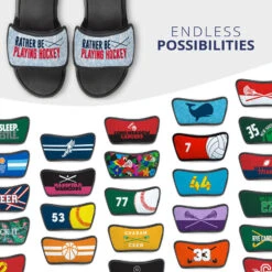 Hockey Repwell® Sandal Straps - Rather Be Playing Hockey -Sport Gift Store hk 06748 STRAPS MULTI