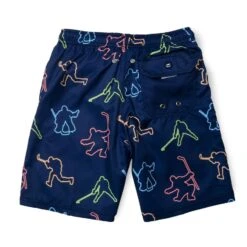 Hockey Swim Trunks - Neon Lights -Sport Gift Store hk 06767 BACK