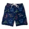 Hockey Swim Trunks - Neon Lights -Sport Gift Store hk 06767 FRONT